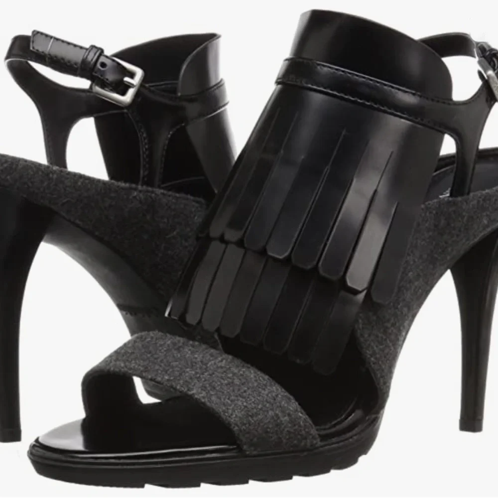 Calvin Klein Women's "Marin" Black/Gray Tuxedo Heel Size: 10M - Picture 7 of 7